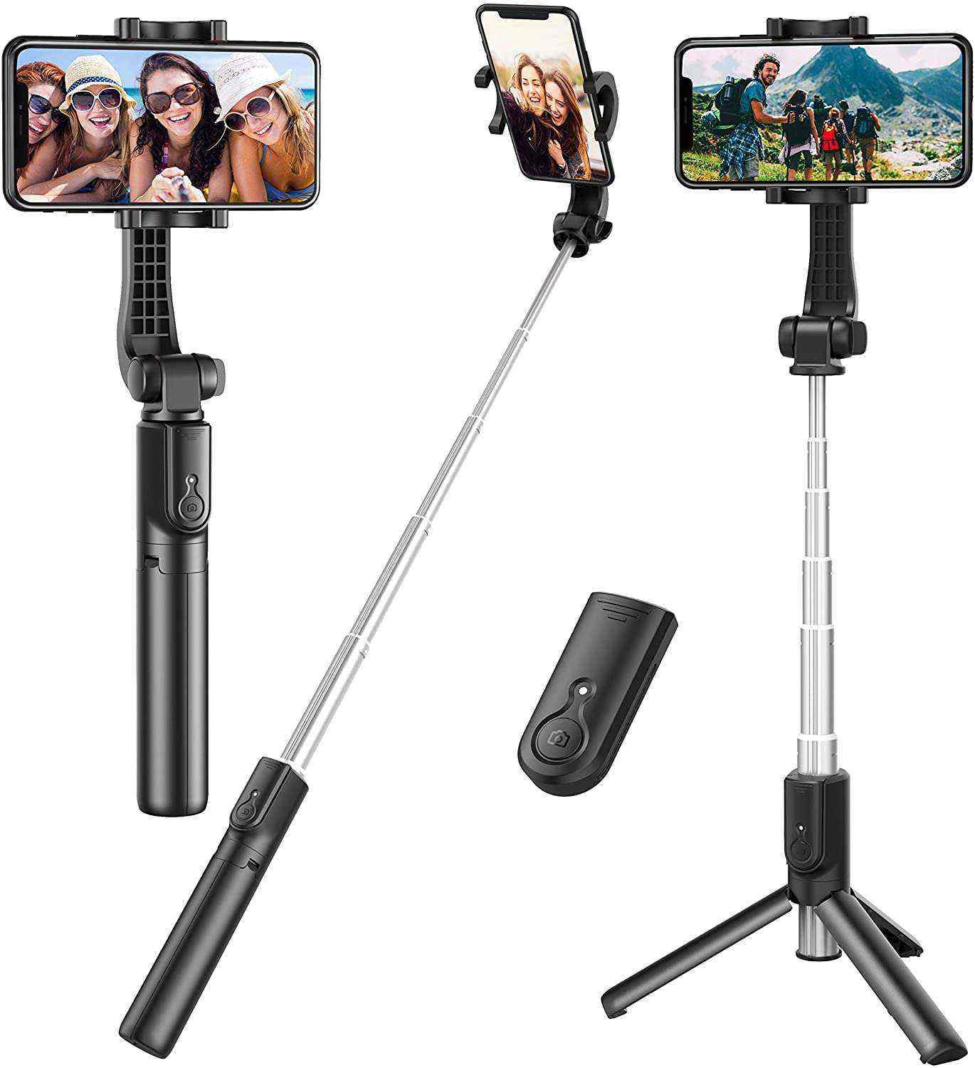 Adjustable selfie stick