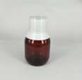 Oral Solution with Measuring Cap Ball Shape Plastic Syrup Bottle