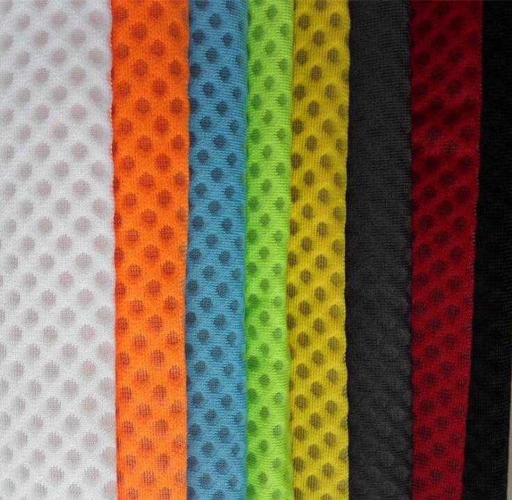 3d spacer air mesh fabric breathable and washable forpress film cloth for underwear