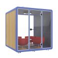 Accessible 4000K Natural Light Office Private Recording studio equipment Phone Pod Telephone Booth Soundproof booth room