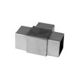 Square Stainless Steel 3 Way Handrail Tube Connector