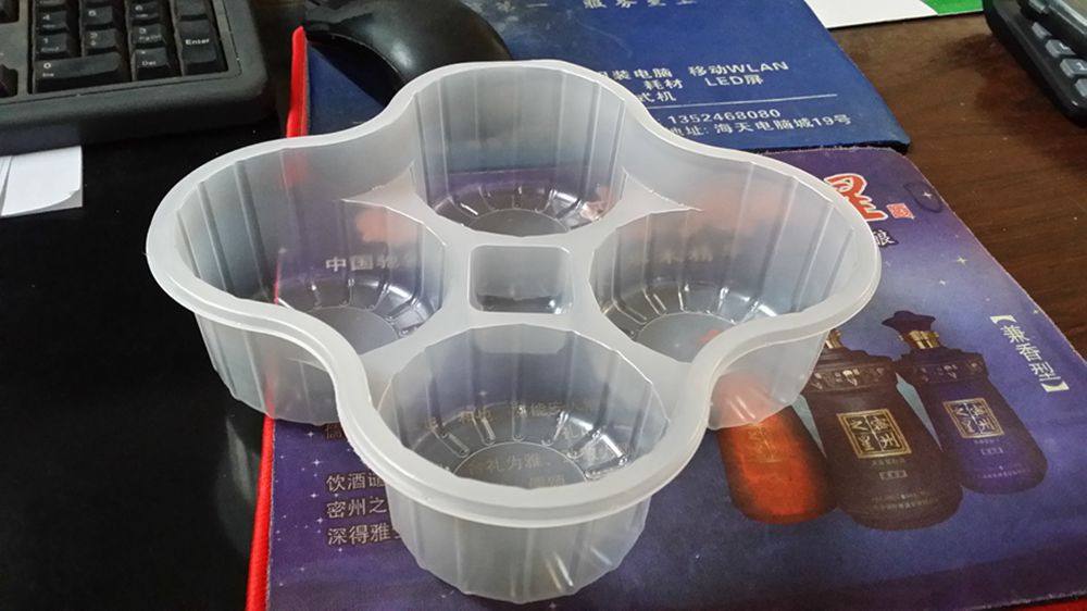 disposable plastic biscuit tray/ waffle tray/ plastic tray for cake