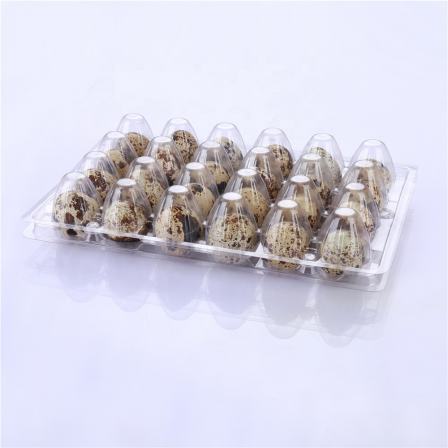 best selling wholesale factory price clear disposable plastic quail egg tray for supermarket