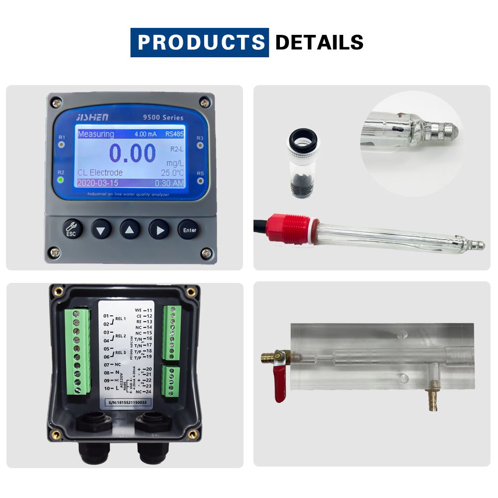 2021 New Product High Quality Residual Chlorine Meter Analyzer Price with Ph Sensor