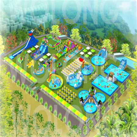 factory price China aqua park Inflatable water park