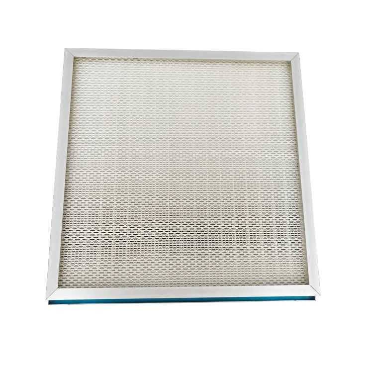 MERV 18  MERV 19  H13 H14 99.999% mini pleat hepa air filter for clean room