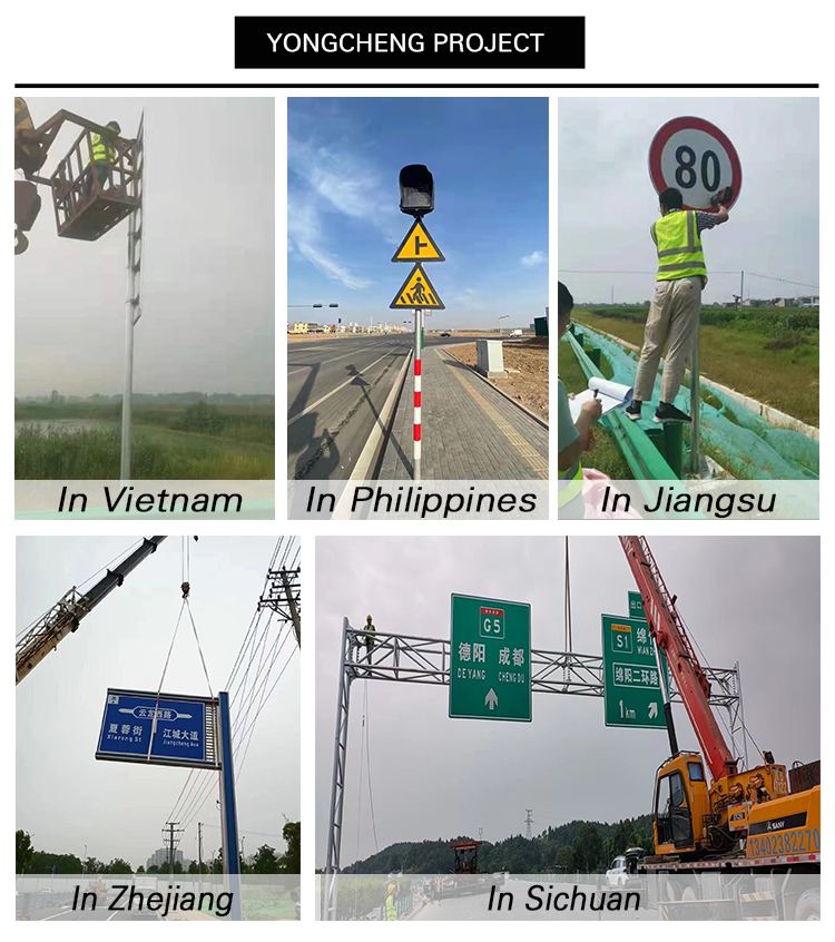 Durable Custom Wholesale High Quality And Symbols Traffic Sign Poles Portable-led-traffic-signs