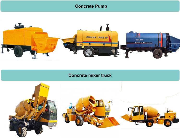 Volume of portable concrete mixer truck concrete mixer machine
