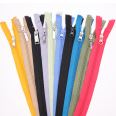 custom zipper pulls fancy reversible long chain invisible transparent nylon zipper roll #3#5#8 zips for clothes/bag