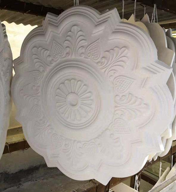 Interior Polyurethane Decorative Ceiling Cornice Panel PU Foam Crown Moulding