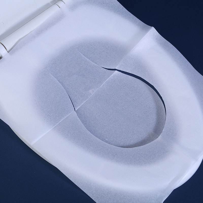 2020 Hot sale 200 pcs box  Soluble water cheap  Wood pulp Disposable Toilet Seat Pad For Travel