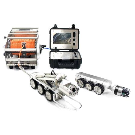 Large Pipe Sewerage Pipes Waterproof Crawler Robot Inspection Camera System Price