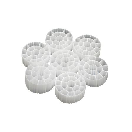 HDPE Material Mbbr Bio Filter Media Carrier Moving Bed Biofilm Reactor Mbbr For Aquaponics