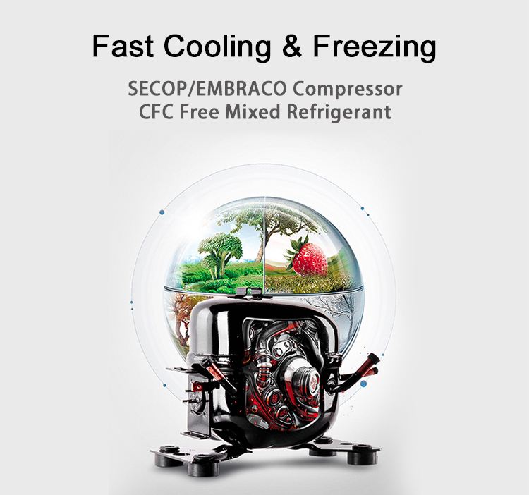 -60c Ultra Low Temperature Horizontal Freezer Deep Freezer Vaccine Freezer Dw-60W468