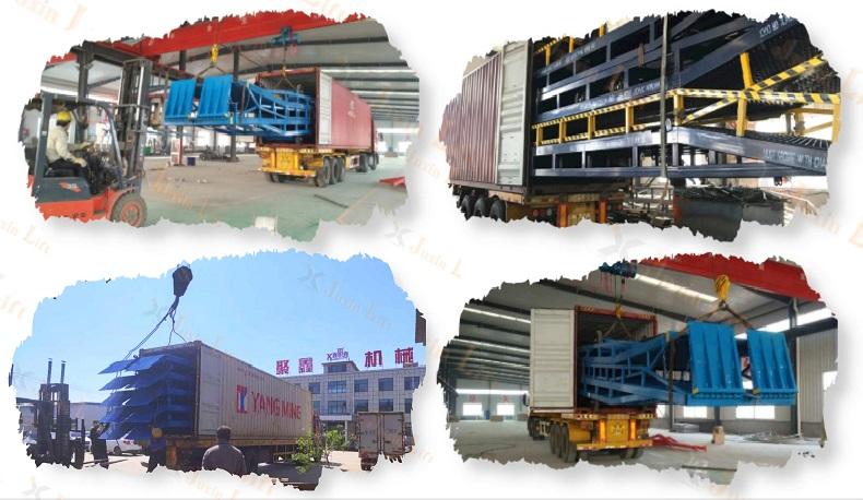 Hot Selling 8ton Factory Hydraulic Mobile Lift Ramp for Truck and Container Easy to Boarding and Discharging