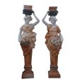 Sunny marble gate statues column Shape decorative pillars for homes