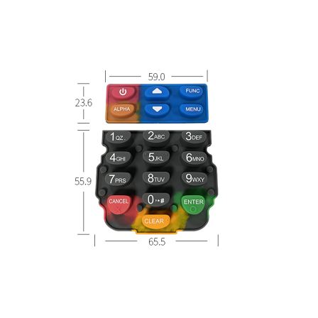 Terminal PAX S90  POS Silicone Rubber Switch Button Keypad Wireless