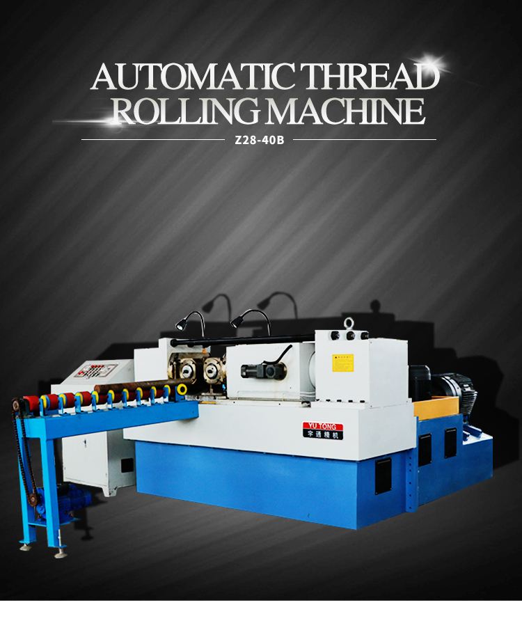 Tobest Nut and Bolt Making Machine Rebar Hydraulic Thread Rolling Machine z28-650