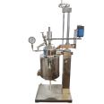 Laboratory high pressure stainless steel stirred reactor autoclave with lift and tilt