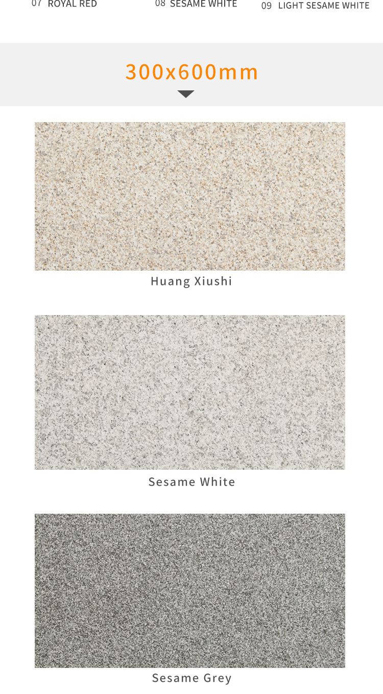 Rough surface granite look porcelain full body non slip18mm thick outdoor ceramic floor tile