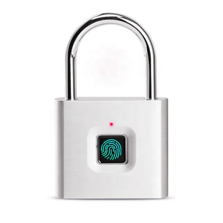 Outdoor Waterproof  Metal  Luggage Locker Keyless Electronic Fingerprint Smart Padlock