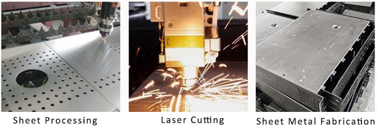 laser cutting silk screen aluminum stainless steel sheet metal box fabrication case shell  Switching power supply  housing