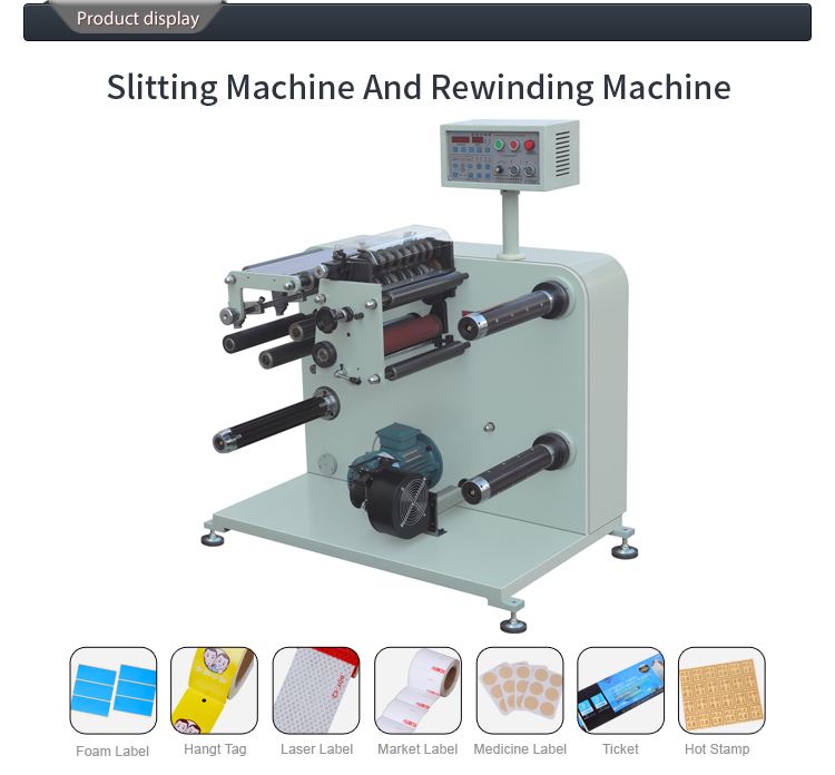 YS-320F Small Slitting Rewinding Machine With Meter Counter