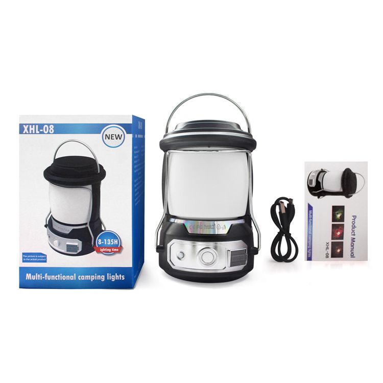 DIFUL Portable LED Lantern Outdoor Camping Lamp 5200 mAh 18650 Lithium Battery CE Waterproof Handle Light SOS Emergency Lights