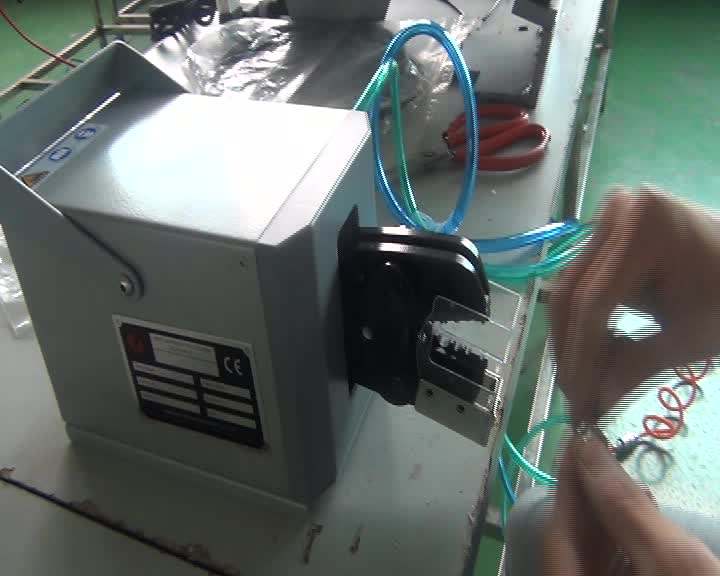 HC-02 cable manufacturing equipment/pneumatic crimp tool terminal crimping machine
