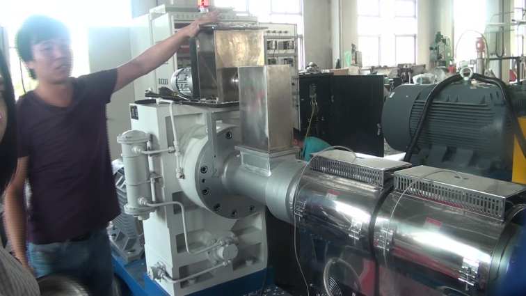 China factory production line 90mm single screw extruders granulator extruder