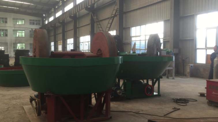 SUDAN wet pan mill price/gold extraction machine