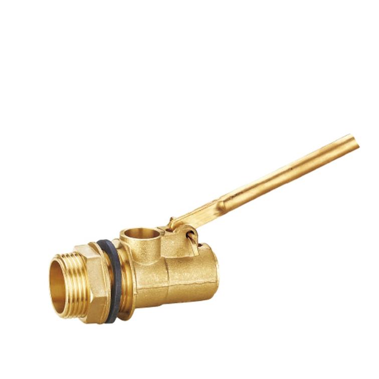 Top wholesale handwheel water tank brass float ball valve