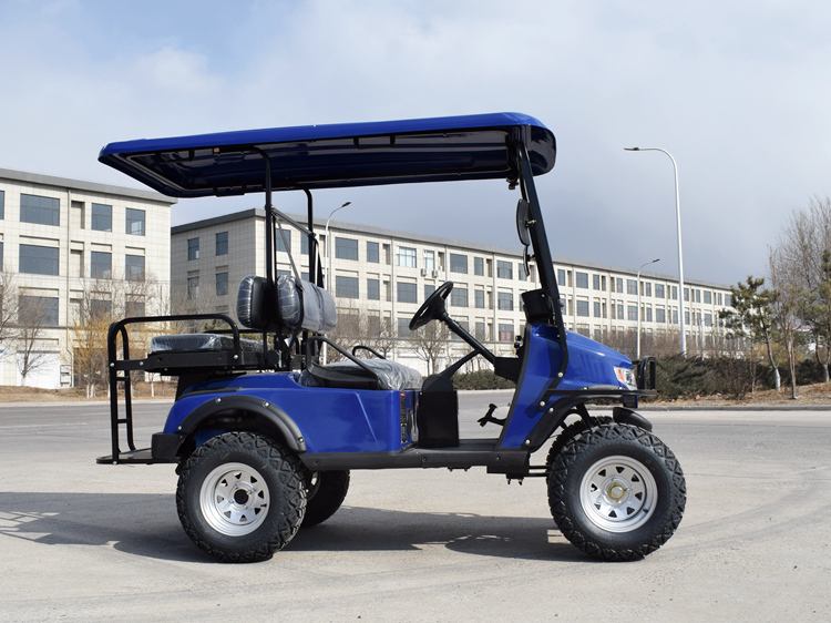 4 seat golf buggy Red electric golf cart for sale