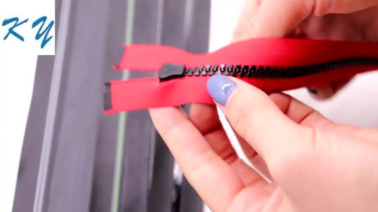 5# Sport resin zipper factory supply open end jacket zipper TPU waterproof plastic zipper waterproof zip