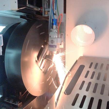 Automatic 1000W Metal Tube Laser  Cutting Machine 1mm Aluminium Fiber Cutting