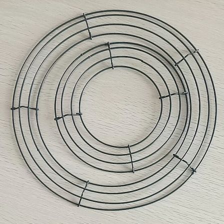 Hot sale 18 inches metal wire wreath rings frame
