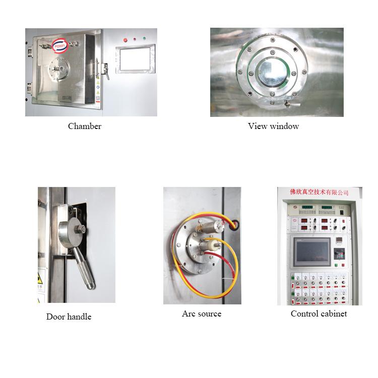 TiN CrN TiCN TiAlN Different Types Multi Arc PVD Vacuum Deposition Coating Machine
