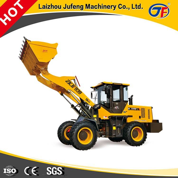 Wheel Loader MODEL ZKJF939 WHEEL LOADER Heavy Duty 3 Ton Front Loader Large Wheel Side Reducer Driving Axle Articulated Chassis