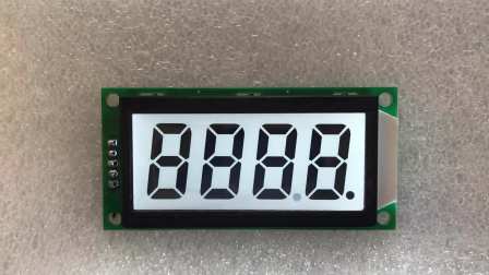Custom timer chronograph 4 digit lcd display with viarous backlight SMS0408G