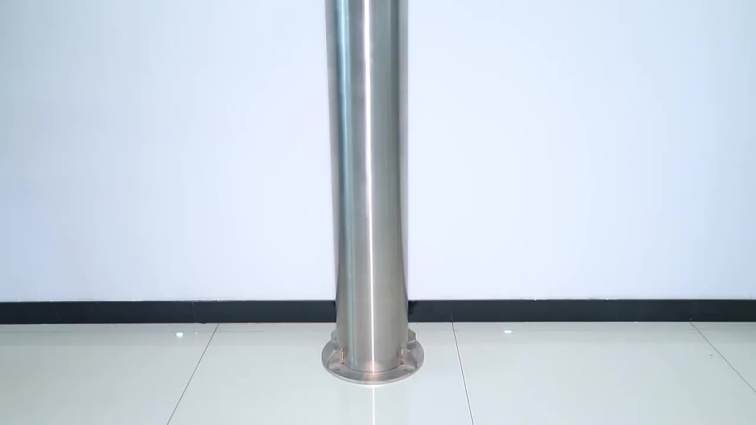 high quality led reflective 316 stainless steel bollard