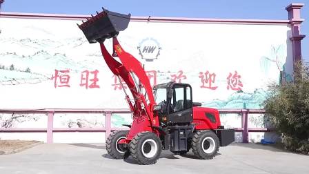 Hengwang ZL932 cheap 4wd Compact Telescopic Front End Garden Tractor Mini Articulated Wheel Loader For Sale