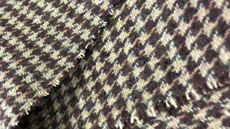 New Arrival Bamboo Merino Egyptian Wool Fabric Plaid Suiting Fabric Wool Lana Cashmere And Wool Fabric