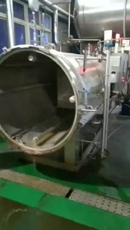 Full-automatic double tank Water bath type high temperature sterilizing pot