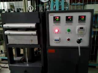 250KN Electric Heating  platen  vulcanizing  press tester