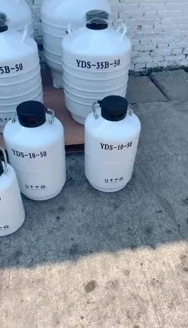 Liquid Nitrogen Dewar Sizes 20L Liquid Nitrogen Semen Tank