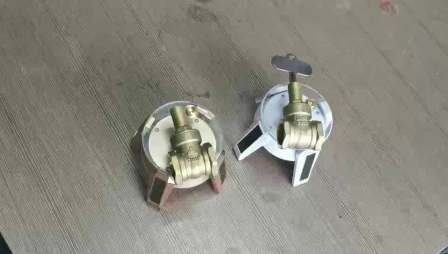 brass chrome plated with lock handle type gate valve