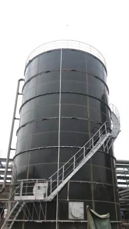Glass Fused to Steel Tank for Potable Water Storage with Aluminum Deck Roof