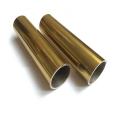 Inox 201 304 316 Golden Stainless Steel Pipe Gold Mirror Stainless Steel Round Tube From China Foshan Market