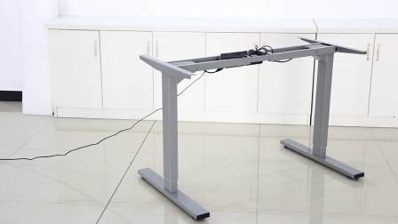 Nate Ergonomic motorized modern office dual motors square leg electric height adjustable sit standing desk frame