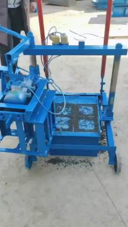 Electric concrete hollow block making machine small cement hollow brick maker price